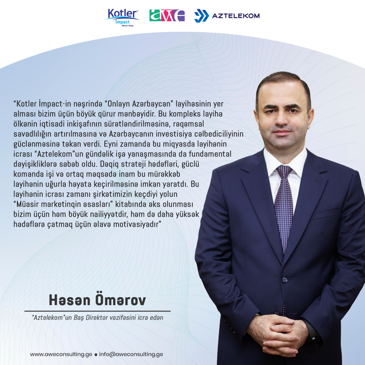 Filip Kotlerin bu nəşrində “Aztelekom”dan bəhs olunacaq